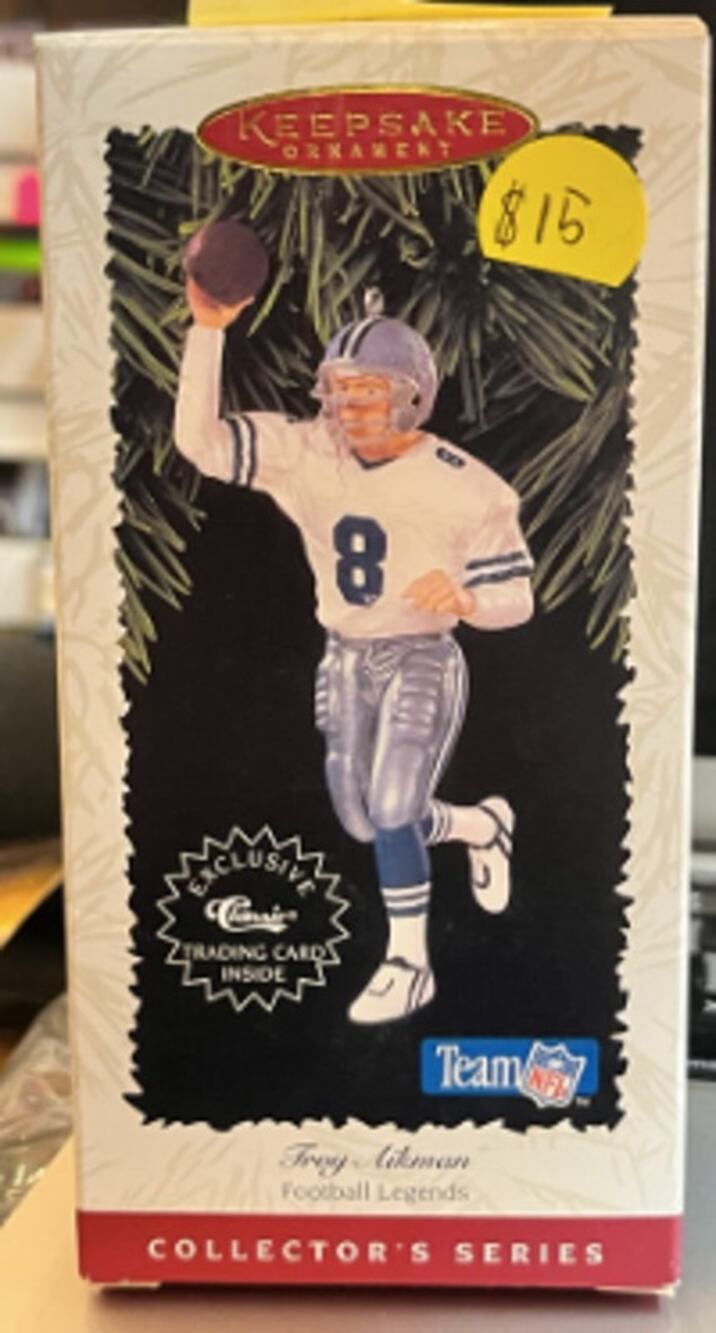 1996 Hallmark Troy Aikman Football Legends #2 Cowboys Keepsake Ornament